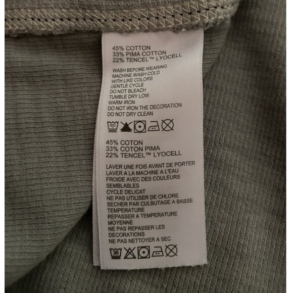 Tommy Bahama Men's Quarter Zip Long Sleeve Pullover - Gray - Size Medium - Picture 7 of 7